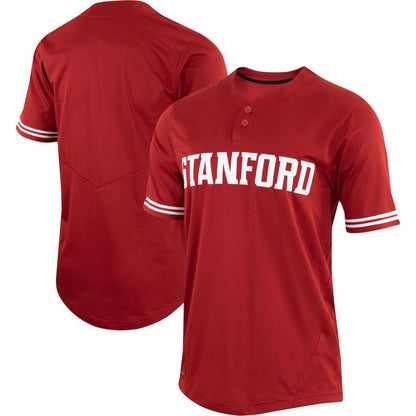 S.Cardinal Two-Button Replica Baseball Jersey Red Cardinal Stitched American College Jerseys - Main View