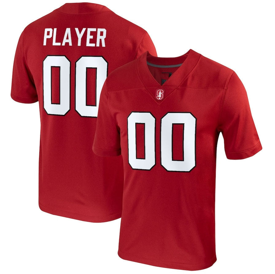 S.Cardinal Pick-A-Player NIL Replica Football Jersey - Cardinal American College Jerseys - Main View