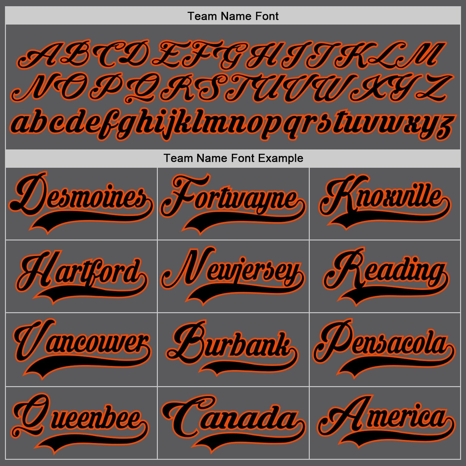 Custom Steel Gray Black-Orange Hockey Lace Neck Jersey view 4
