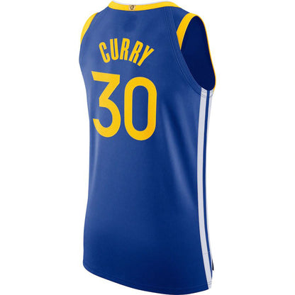 G.State Warriors #30 Stephen Curry 2020-21 Authentic Jersey Icon Edition Royal Stitched American Basketball Jersey - Main View