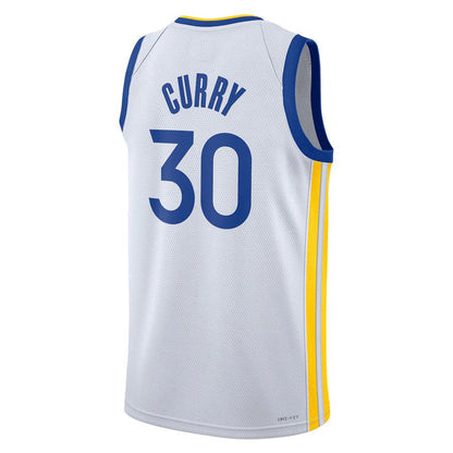 G.State Warriors #30 Stephen Curry Unisex 2022-23 Swingman Jersey White Association Edition Stitched American Basketball Jersey - Main View