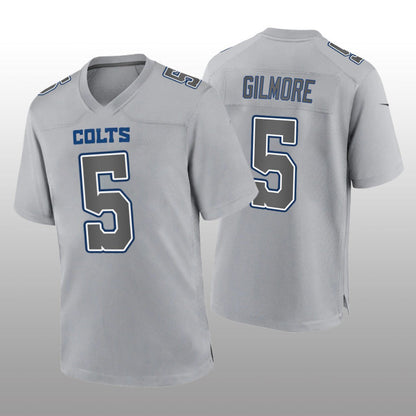 IN.Colts #5 Stephon Gilmore Gray Game Atmosphere Jersey Stitched American Football Jerseys - Main View