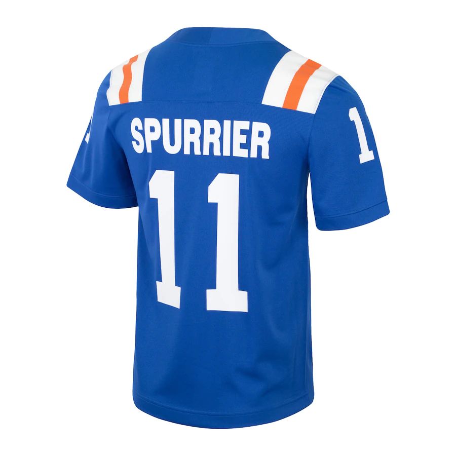 F.Gators #11 Steve Spurrier Jordan Brand Alternate Ring of Honor Replica Jersey  Royal Stitched American College Jerseys - Main View