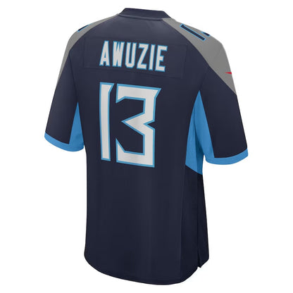 T.Titans #13 Chidobe Awuzie Navy Game Stitched American Football Jerseys - Main View