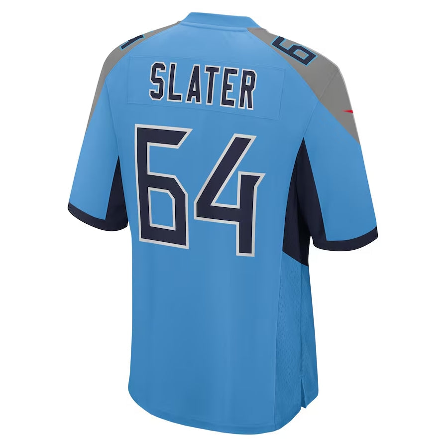 T.Titans #64 Jackson Slater Light Blue Team Game Stitched American Football Jersey - Main View