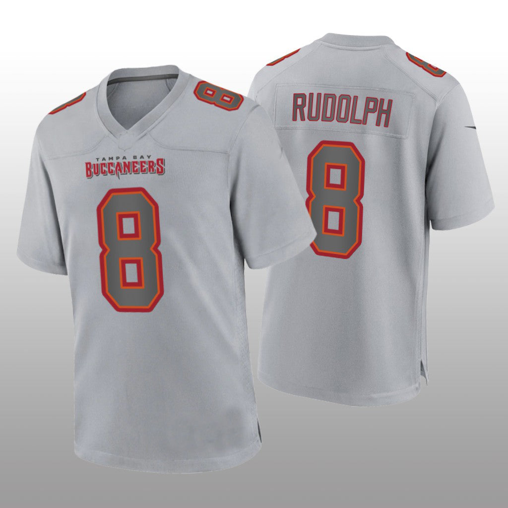 TB.Buccaneers #8 Kyle Rudolph Gray Atmosphere Game Jersey Stitched American Football Jerseys - Main View