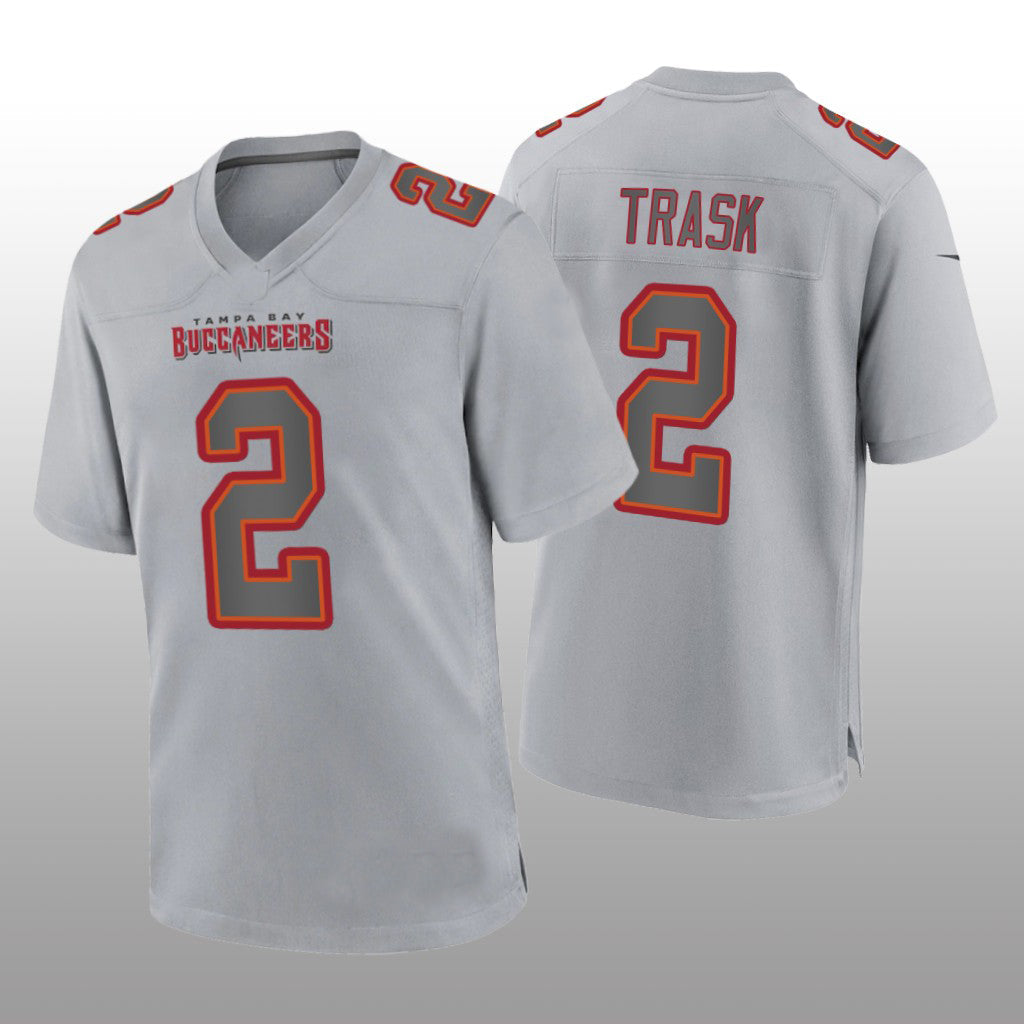 TB.Buccaneers #2 Kyle Trask Gray Atmosphere Game Jersey Stitched American Football Jerseys - Main View
