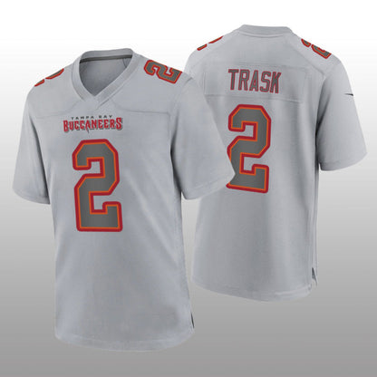 TB.Buccaneers #2 Kyle Trask Gray Atmosphere Game Jersey Stitched American Football Jerseys - Main View