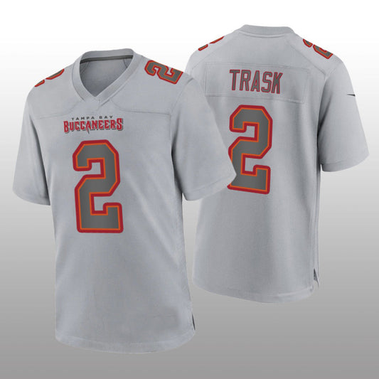 TB.Buccaneers #2 Kyle Trask Gray Atmosphere Game Jersey Stitched American Football Jerseys - Main View