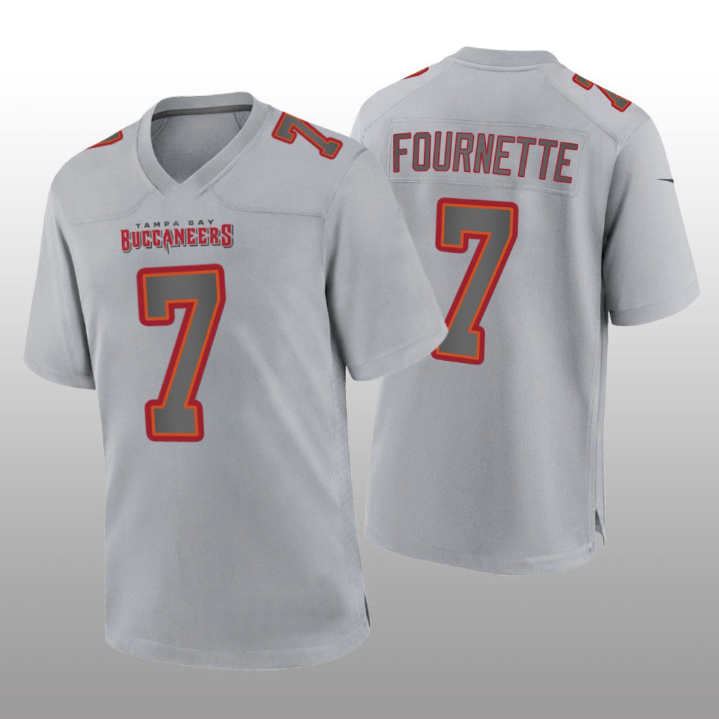 TB.Buccaneers #7 Leonard Fournette Gray Atmosphere Game Jersey Stitched American Football Jerseys - Main View