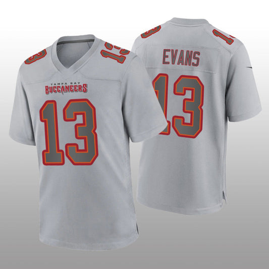 TB.Buccaneers #13 Mike Evans Gray Atmosphere Game Jersey Stitched American Football Jerseys - Main View