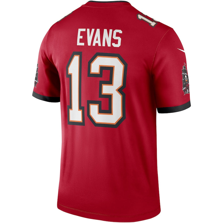 TB.Buccaneers #13 Mike Evans Red Player Legend Jersey Stitched American Football Jerseys - Main View