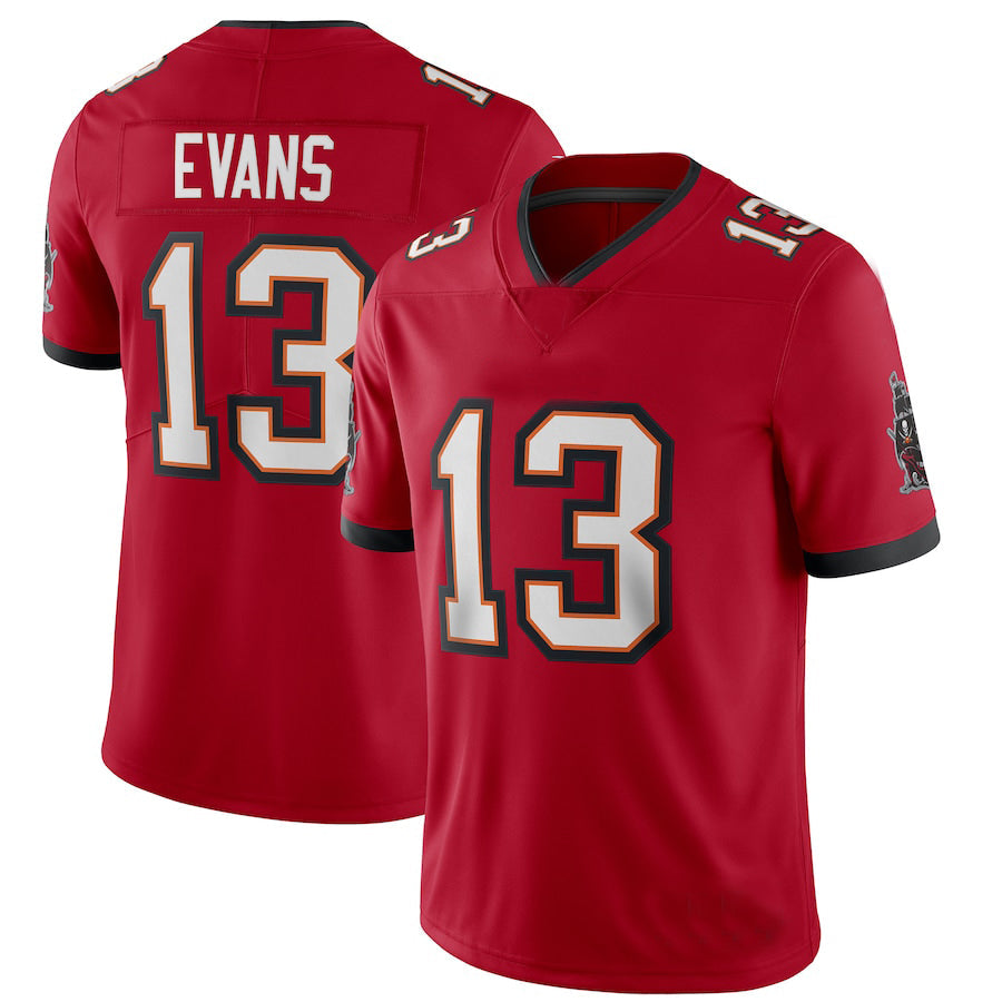 TB.Buccaneers #13 Mike Evans  Red Vapor Limited Jersey Stitched American Football Jerseys - Main View