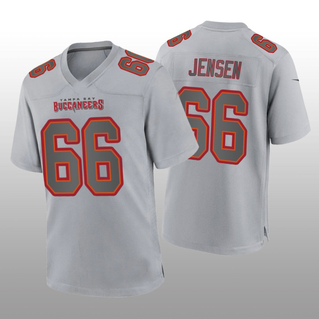TB.Buccaneers #66 Ryan Jensen Gray Atmosphere Game Jersey Stitched American Football Jerseys - Main View