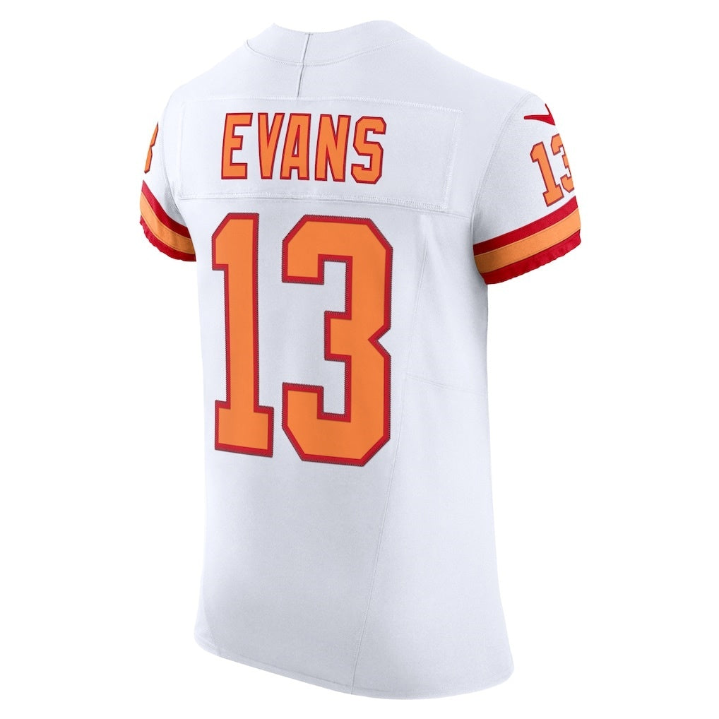 TB.Buccaneers #13 Mike Evans White The '76 Jersey Vapor F.U.S.E. Elite American Football Jerseys - Main View