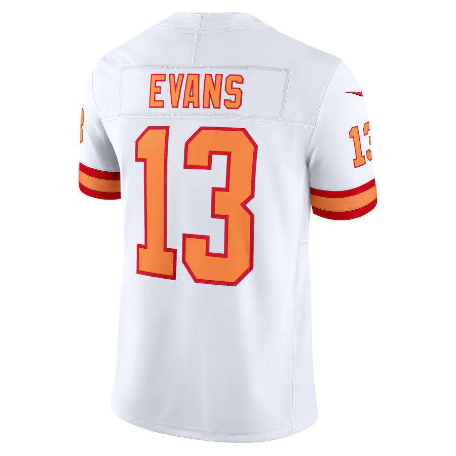 TB.Buccaneers #13 Mike Evans '76 White Vapor F.U.S.E. Player Limited American Football Jerseys - Main View