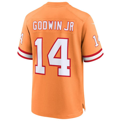 TB.Buccaneers #14 Chris Godwin Jr. Creamsicle 50th Season Game American Football Jerseys - Main View