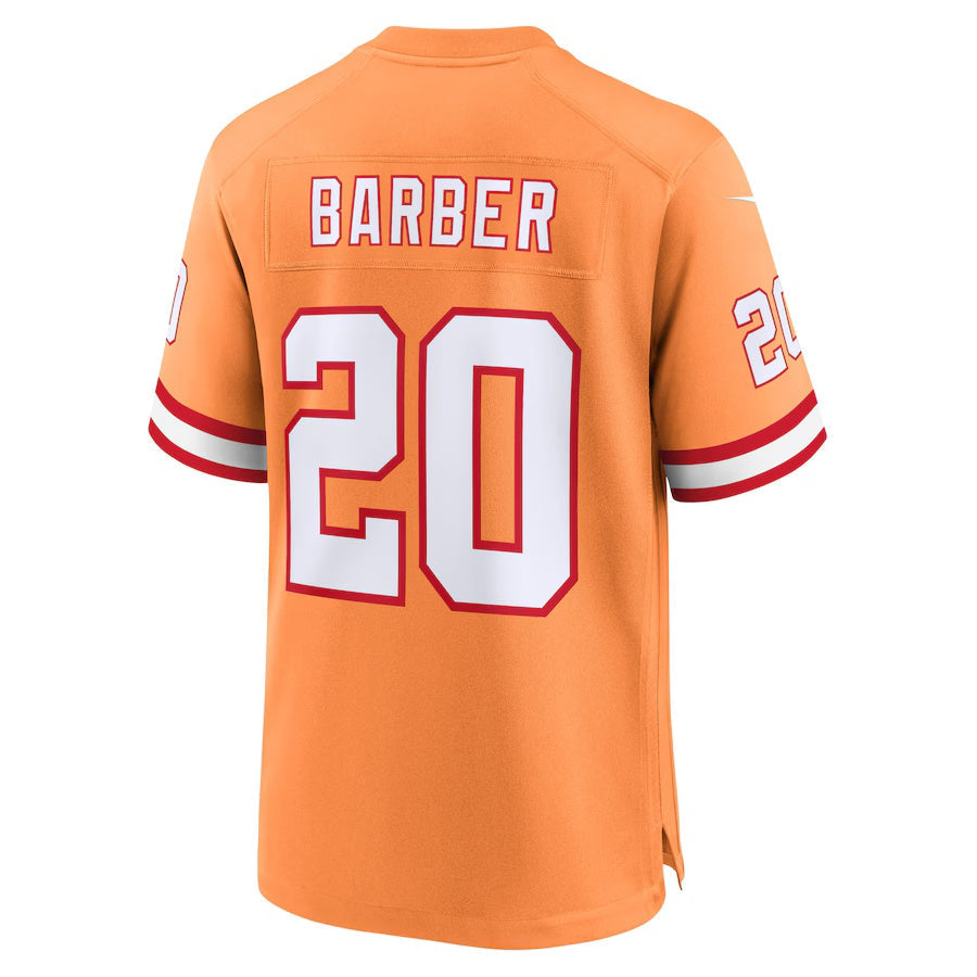 TB.Buccaneers #20 Ronde Barber Creamsicle 50th Season Game American Football Jerseys - Main View