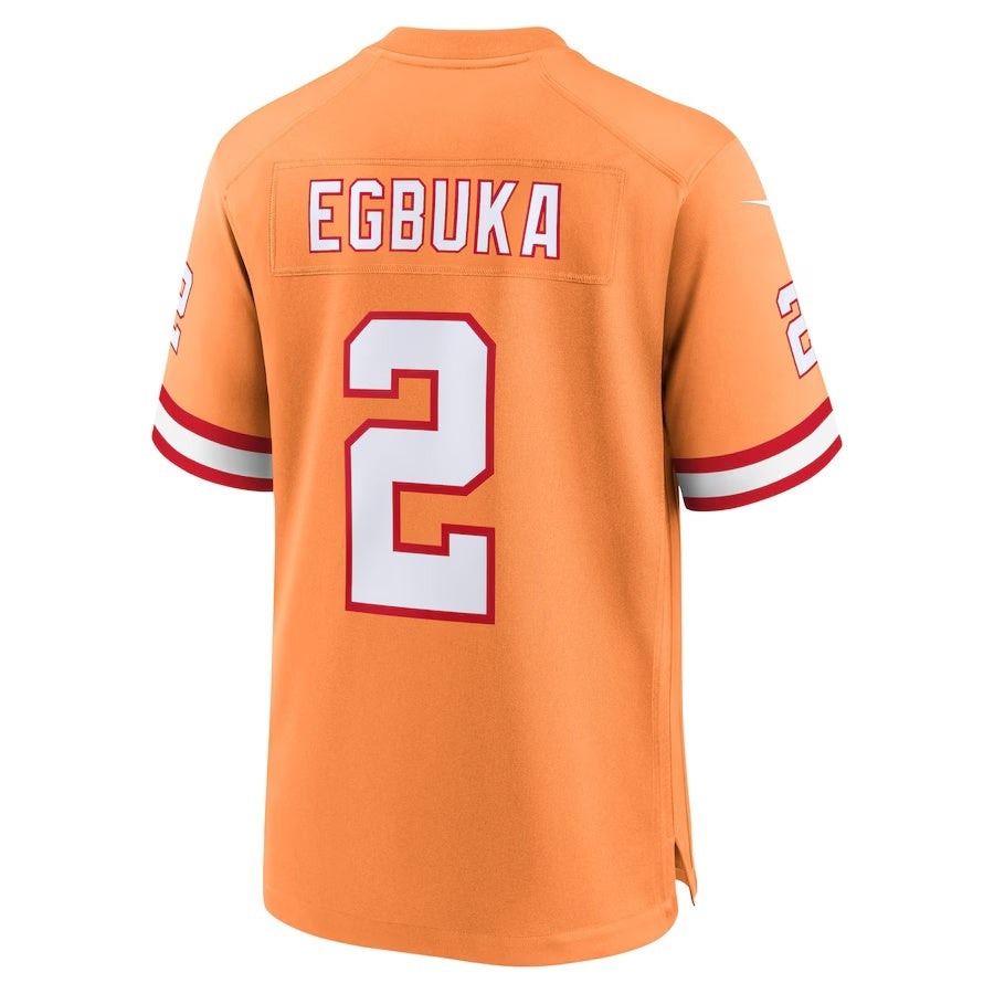 TB.Buccaneers #2 Emeka Egbuka Creamsicle Alternate 2 Game American Football Jerseys - Main View