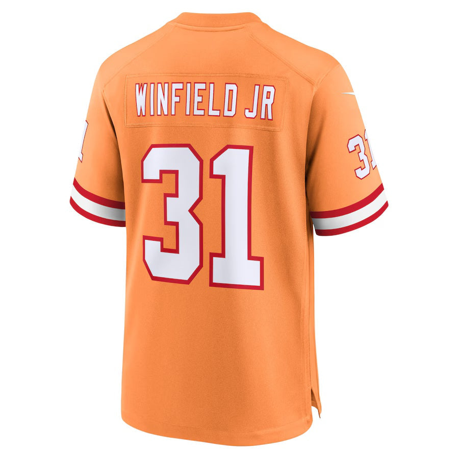 TB.Buccaneers #31 Antoine Winfield Jr. Creamsicle 50th Season Game American Football Jerseys - Main View