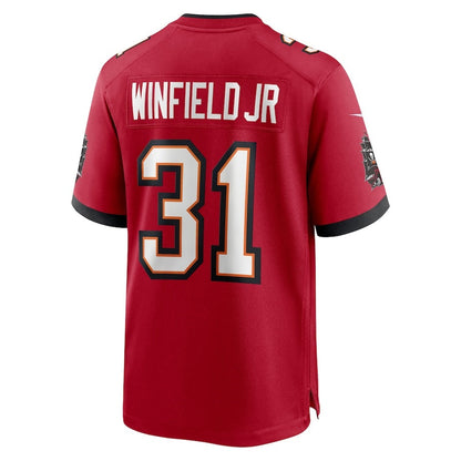TB.Buccaneers #31 Antoine Winfield Jr. Red 50th Anniversary Game Stitched American Football Jerseys - Main View