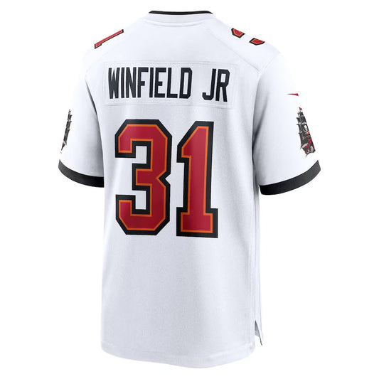 TB.Buccaneers #31 Antoine Winfield Jr. White 50th Season Patch Game Stitched American Football Jerseys - Main View