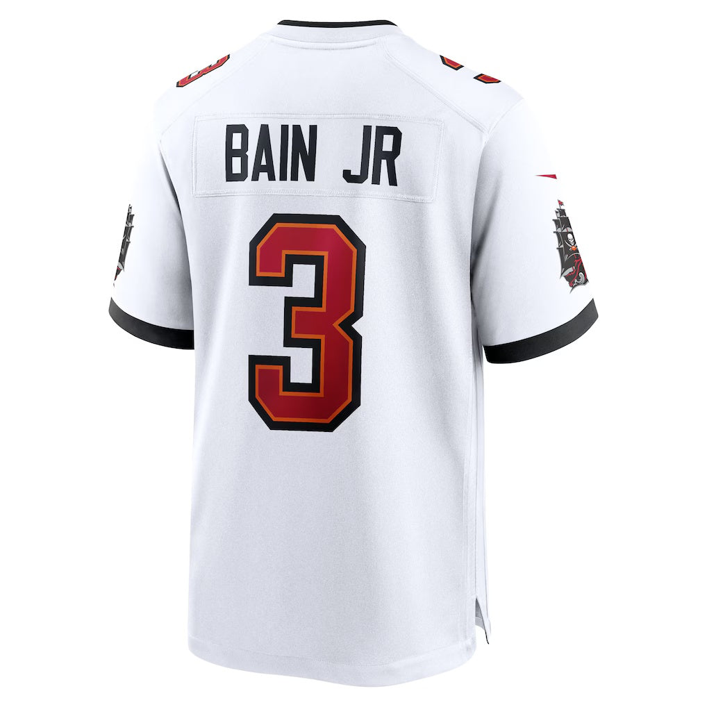 TB.Buccaneers #3 Rueben Bain Jr. White Game Stitched American Football Jersey - Main View