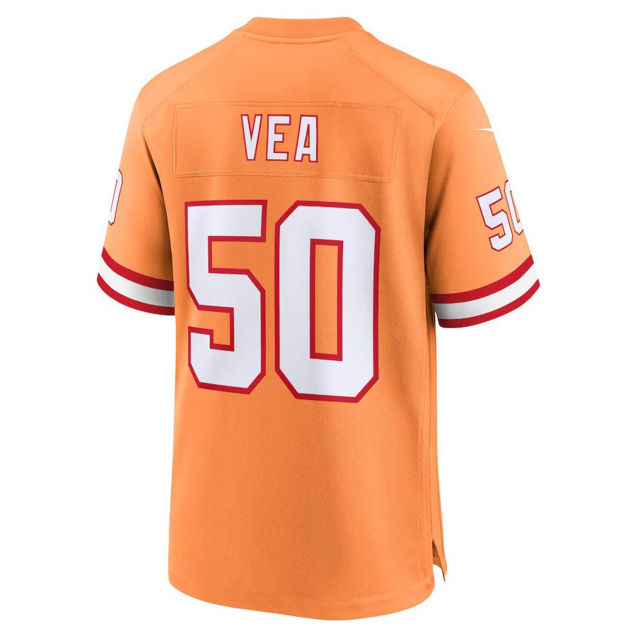 TB.Buccaneers #50 Vita Vea Creamsicle 50th Season Game American Football Jerseys - Main View