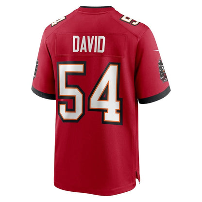 TB.Buccaneers #54 Lavonte David Red 50th Anniversary Game Stitched American Football Jerseys - Main View