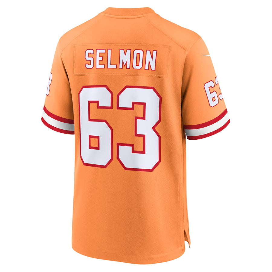 TB.Buccaneers #63 Lee Roy Selmon Creamsicle 50th Season Game American Football Jerseys - Main View