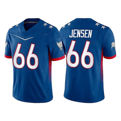 TB.Buccaneers #66 Ryan Jensen 2022 Royal Pro Bowl Stitched Jersey American Football Jerseys - Main View