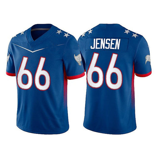 TB.Buccaneers #66 Ryan Jensen 2022 Royal Pro Bowl Stitched Jersey American Football Jerseys - Main View
