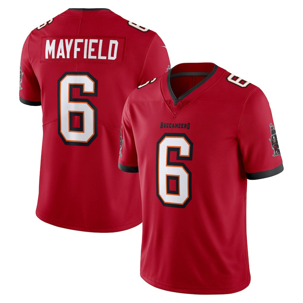 TB.Buccaneers #6 Baker Mayfield Red Vapor Untouchable Stitched Limited Football Jersey - Main View