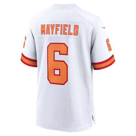 TB.Buccaneers #6 Baker Mayfield '76 White Player Game Stitched American Football Jerseys - Main View