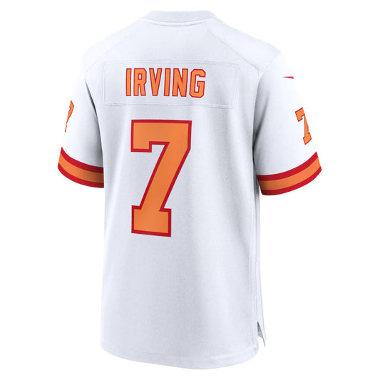 TB.Buccaneers #7 Bucky Irving '76 White Game Stitched American Football Jerseys - Main View