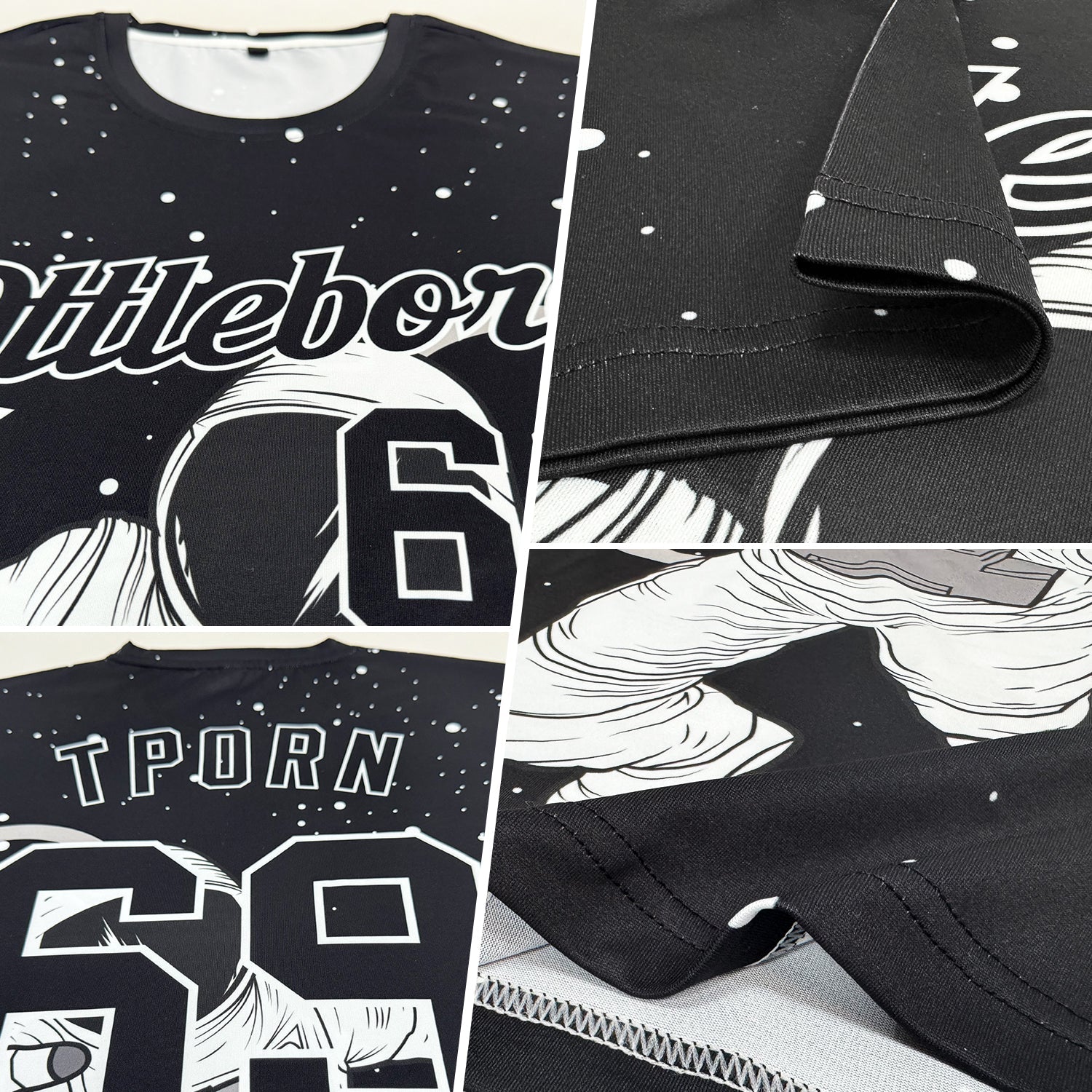 Custom 3D Pattern Design Astronaut Performance T-Shirt view 2