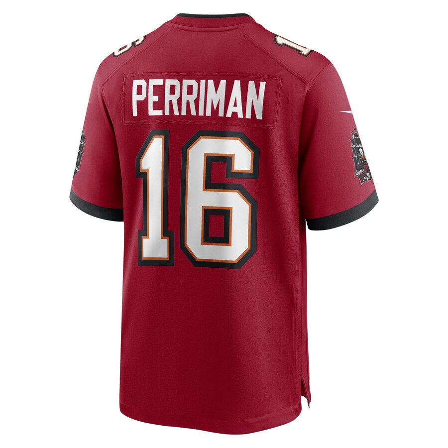 TB.Buccaneers #16 Breshad Perriman Red Game Player Jersey Stitched American Football Jerseys - Main View