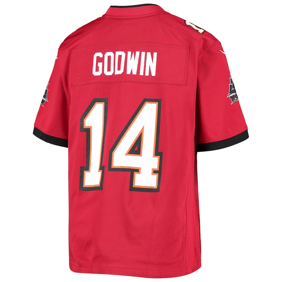 TB.Buccaneers #14 Chris Godwin Red Team Game Jersey Stitched American Football Jerseys - Main View