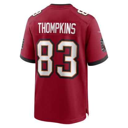 TB.Buccaneers #83 Deven Thompkins Red Game Player Jersey Stitched American Football Jerseys - Main View