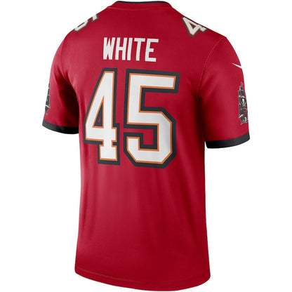 TB.Buccaneers #45 Devin White Red Legend Jersey Stitched American Football Jerseys - Main View
