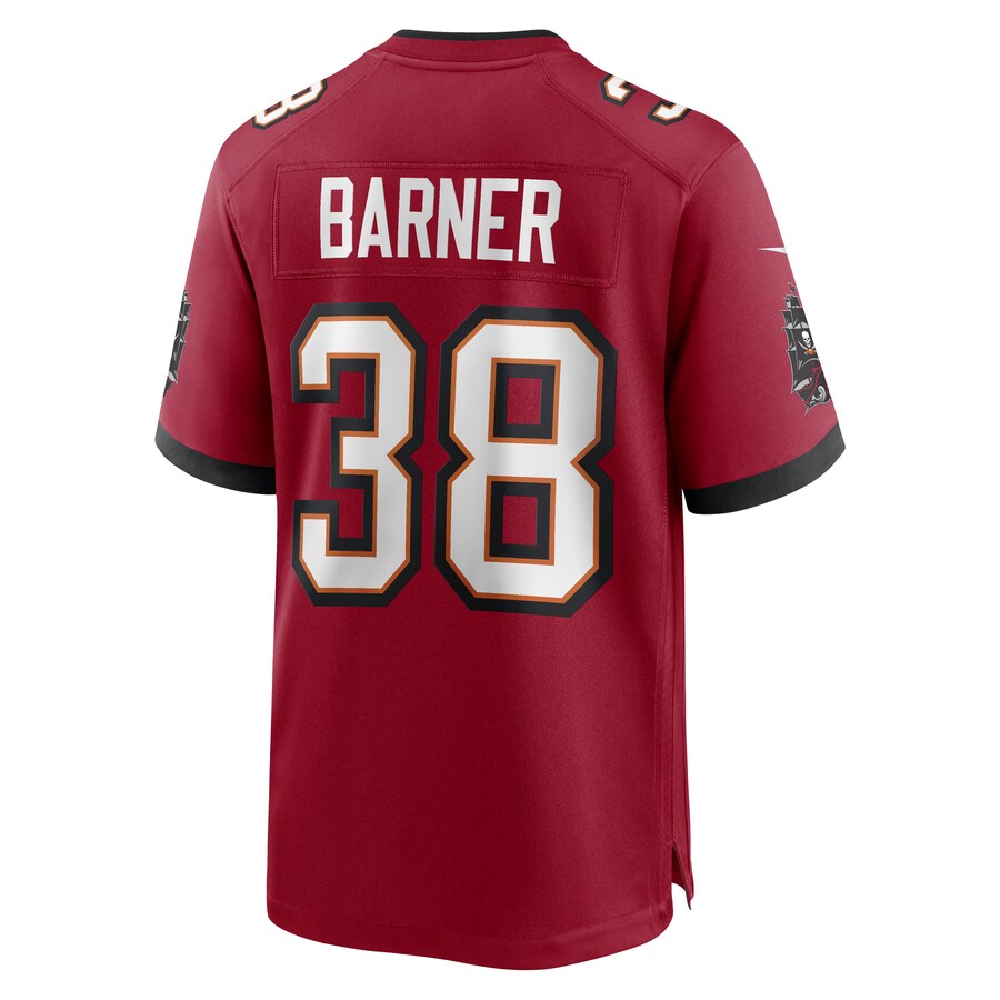 TB.Buccaneers #38 Kenjon Barner Red Game Player Jersey Stitched American Football Jerseys - Main View
