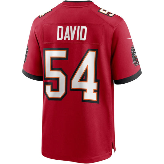 TB.Buccaneers #54 Lavonte David Red Player Game Jersey Stitched American Football Jerseys - Main View
