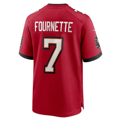 TB.Buccaneers #7 Leonard Fournette Red Game Player Jersey Stitched American Football Jerseys - Main View