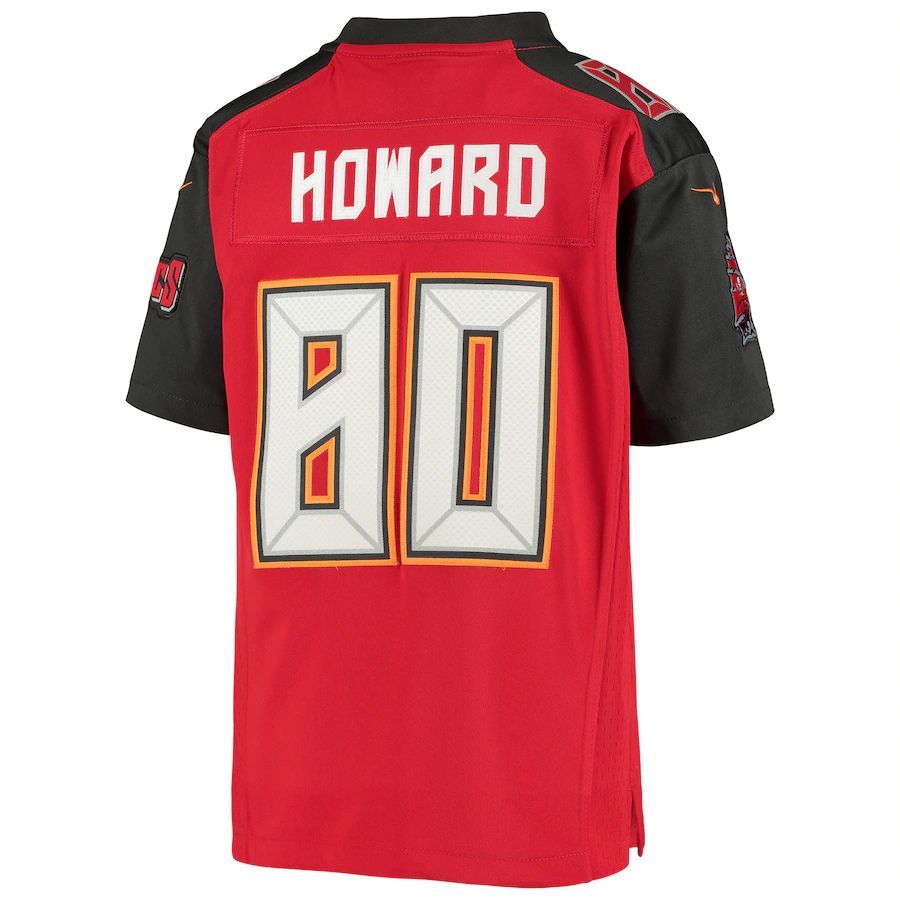 TB.Buccaneers #80 O.J. Howard Red Vapor Limited Jersey Stitched American Football Jerseys - Main View
