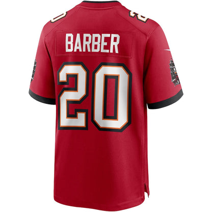 TB.Buccaneers #20 Ronde Barber Red Game Retired Player Jersey Stitched American Football Jerseys - Main View