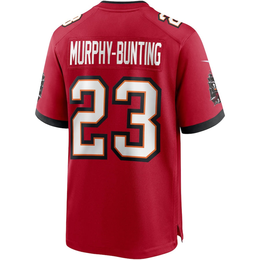 TB.Buccaneers #23 Sean Murphy-Bunting Red Team Game Jersey Stitched American Football Jerseys - Main View