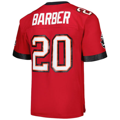 TB.Buccaneers #20 Ronde Barber Mitchell & Ness Legacy Replica Jersey - Red Stitched American Football Jerseys - Main View