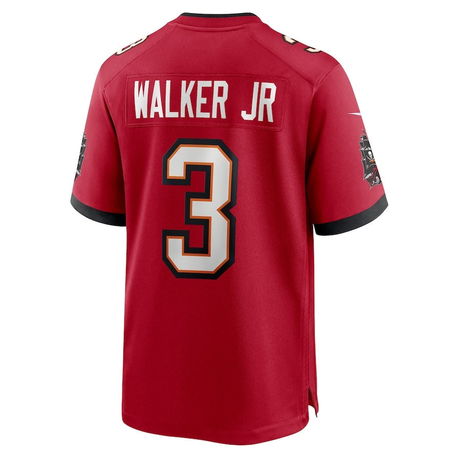TB.Buccaneers #3 Anthony Walker Jr. Red Team Game Stitched American Football Jerseys - Main View