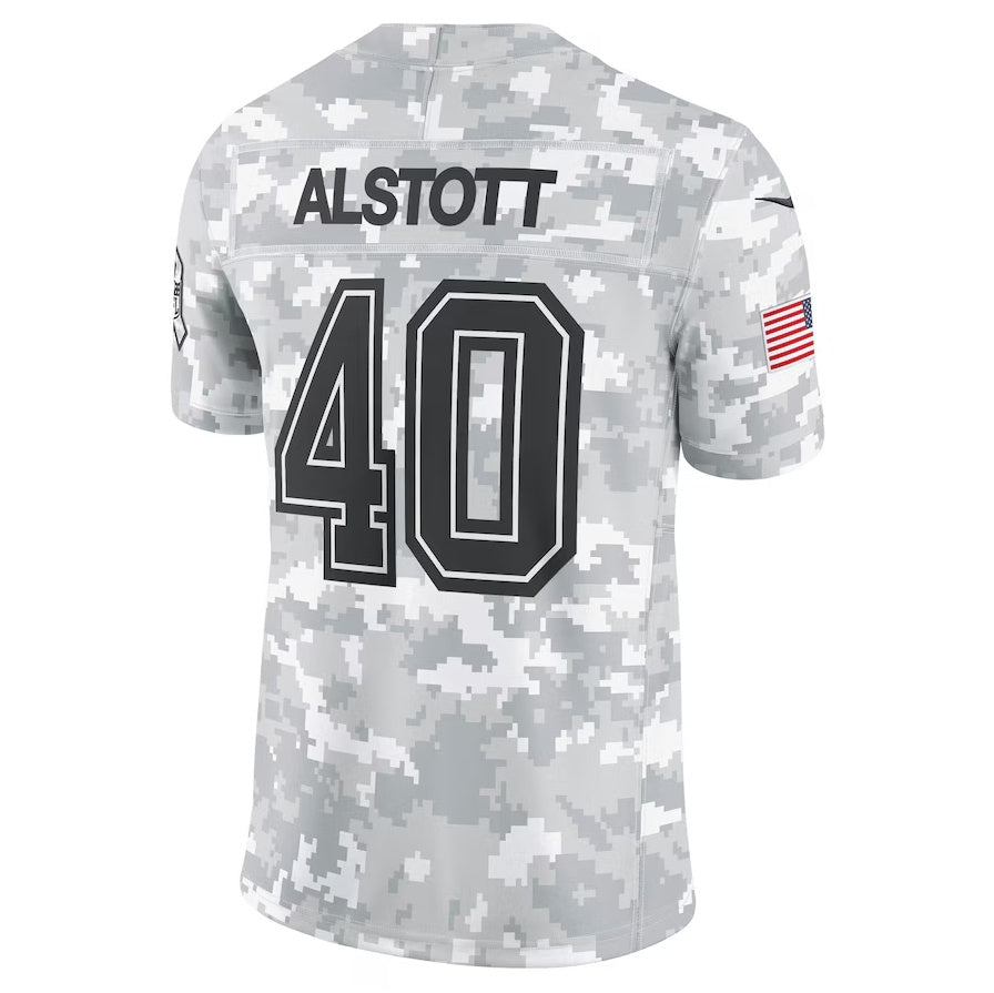 TB.Buccaneers #40 Mike Alstott Arctic Camo 2024 Salute to Service Retired Player Limited Stitched American Football Jerseys - Main View