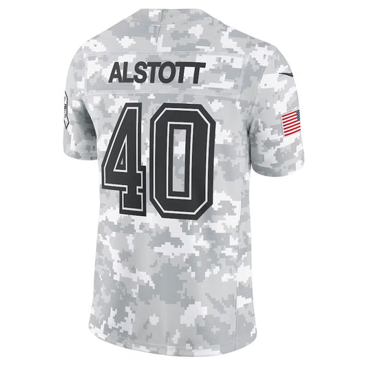 TB.Buccaneers #40 Mike Alstott Arctic Camo 2024 Salute to Service Retired Player Limited Stitched American Football Jerseys - Main View
